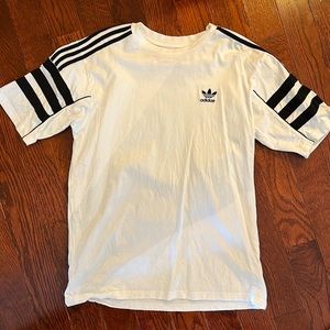 Adidas white mens shirt